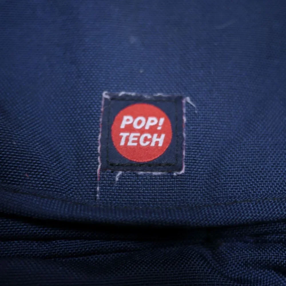 Genuine POPTECH Rickshaw Zero Messenger San Francisco Blue Nylon Shoulder Bag